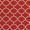 Homeroots 9 x 13 ft. Red & Ivory Trellis Indoor & Outdoor Area Rug 388665 - alternate 3
